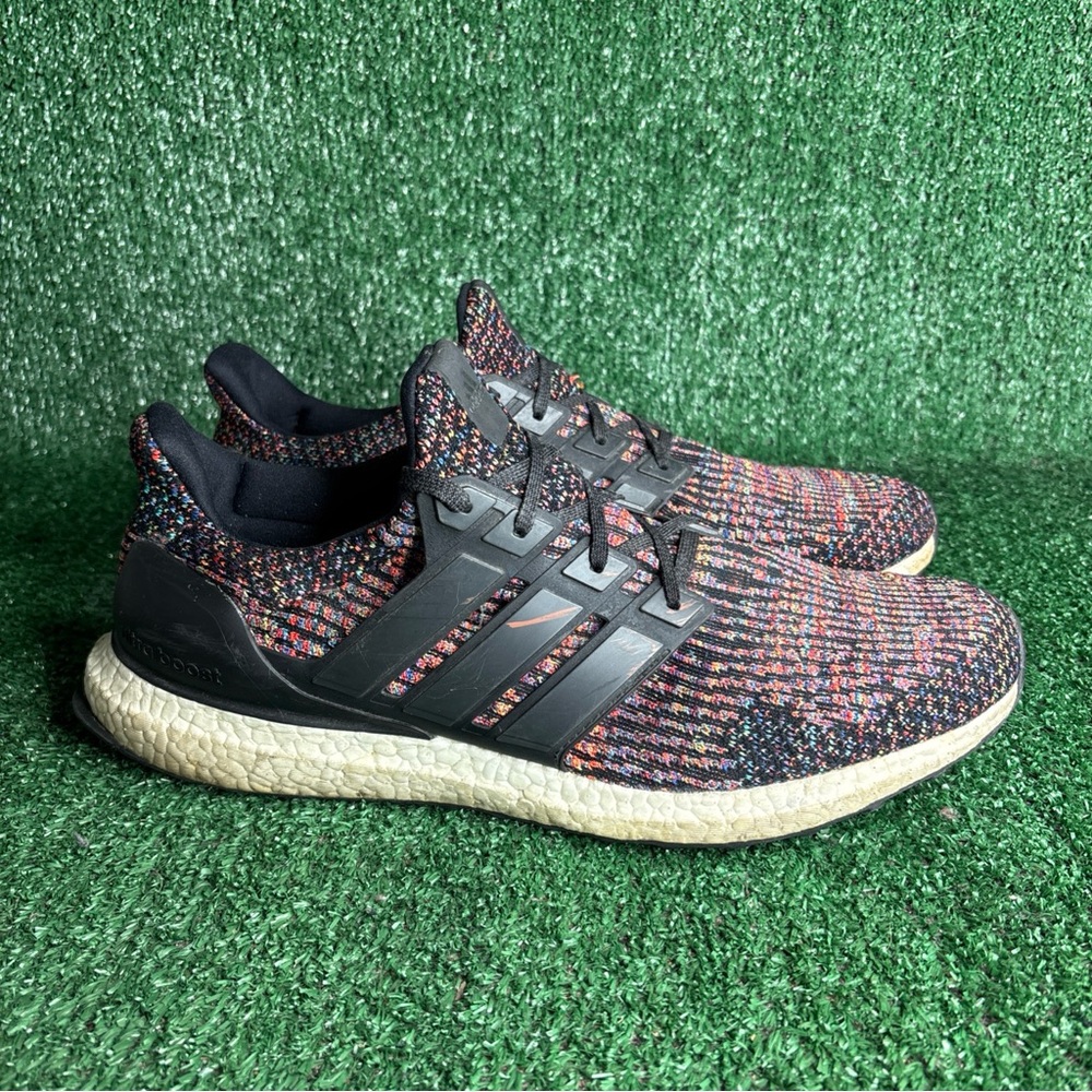 Adidas Ultraboost 3.0 “Fruity Pebbles” Lace Up Running Shoe Mens Size‎ 13 CG3004